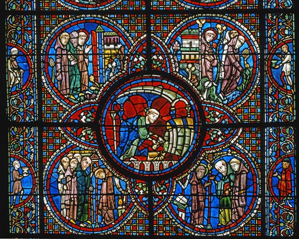 Vitrail de la cathédrale Notre-Dame de Chartres