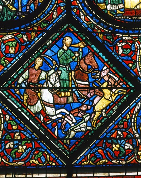 Vitrail de la cathédrale Notre-Dame de Chartres