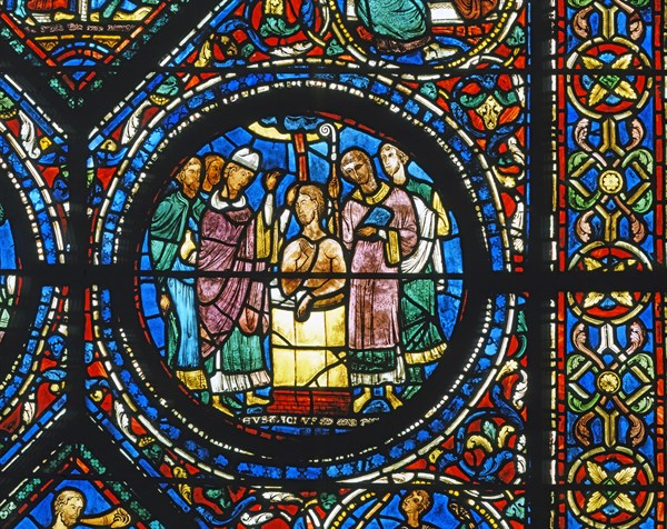 Vitrail de la cathédrale Notre-Dame de Chartres
