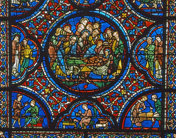 Vitrail de la cathédrale Notre-Dame de Chartres