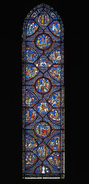 Vitrail de la cathédrale Notre-Dame de Chartres