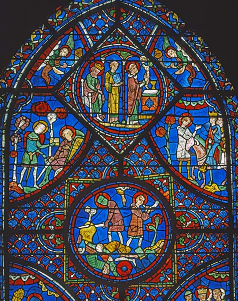 Vitrail de la cathédrale Notre-Dame de Chartres