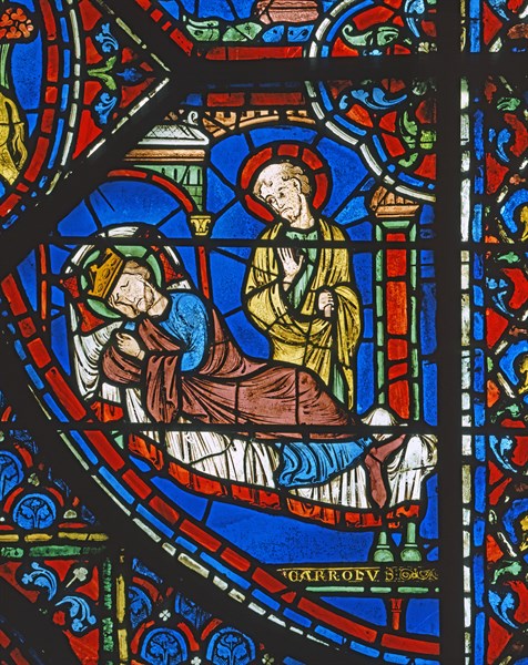 Vitrail de la cathédrale Notre-Dame de Chartres