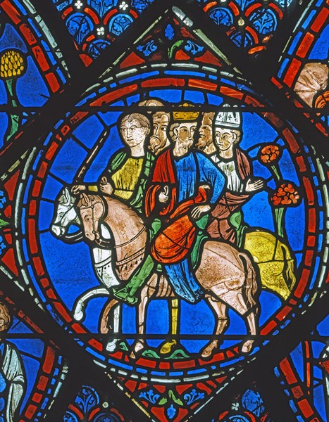 Vitrail de la cathédrale Notre-Dame de Chartres