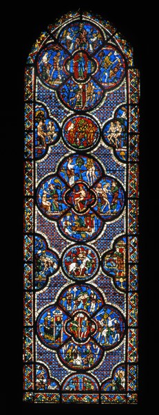 Vitrail de la cathédrale Notre-Dame de Chartres