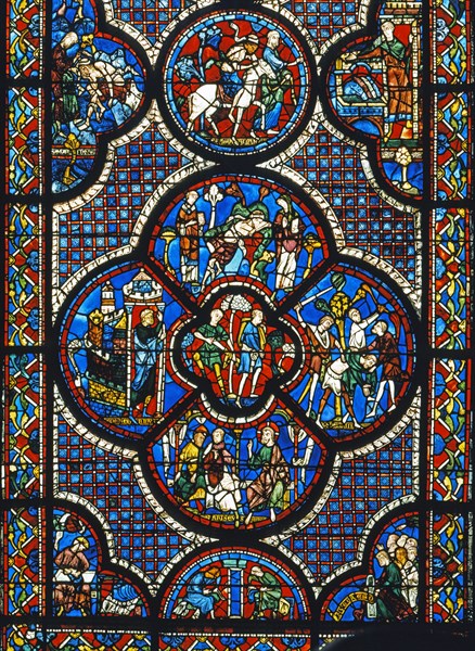 Vitrail de la cathédrale Notre-Dame de Chartres