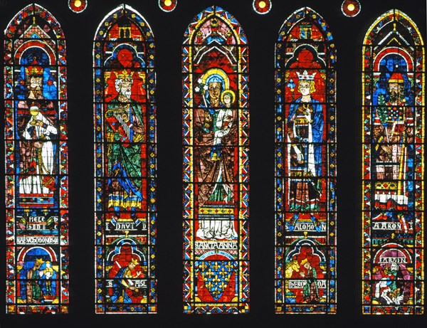 Vitrail de la cathédrale Notre-Dame de Chartres