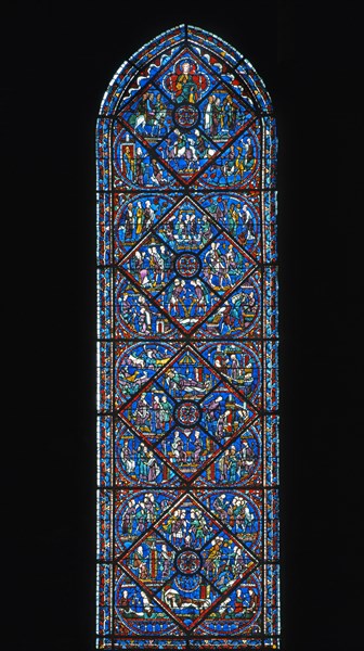 Vitrail de la cathédrale Notre-Dame de Chartres
