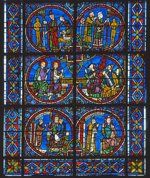 Vitrail de la cathédrale Notre-Dame de Chartres