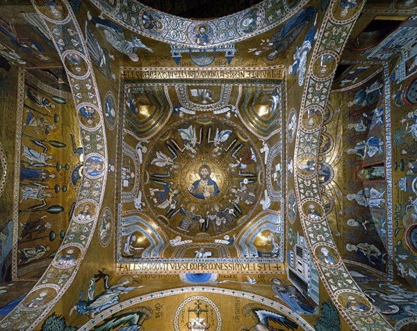 Coupole de la chapelle palatine de Palerme