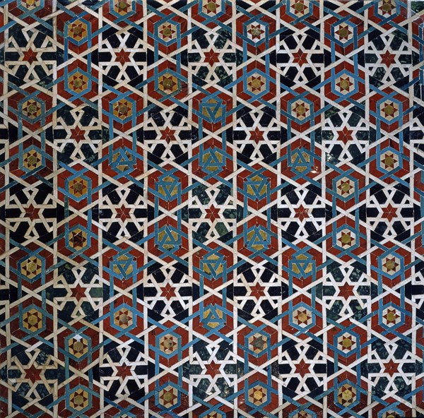 Trône royal de la chapelle palatine de Palerme (détail)