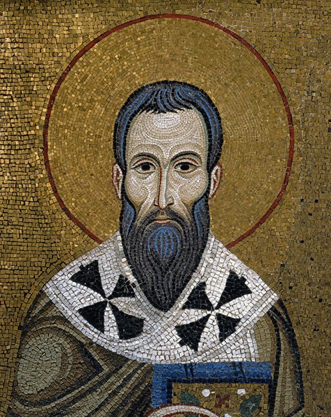 Chapelle palatine de Palerme
Mosaïques byzantines du mur gauche du transept
Basile de Césarée