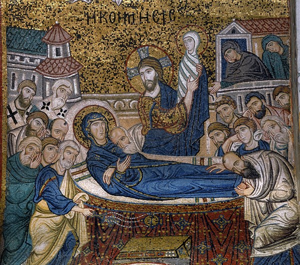 Eglise Santa Maria dell'Ammiraglio, dite "La Martorana", à Palerme (Sicile)
Mosaïque byzantine de