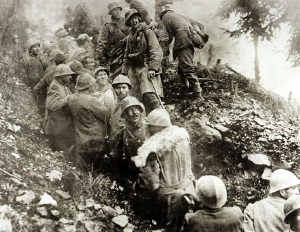 Prisonniers italiens en 1917