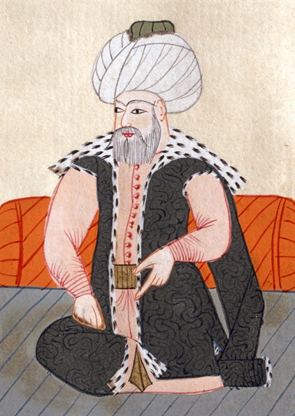 Bayezid II, sultan de l'Empire Ottoman de 1481 à 1512 (détail)