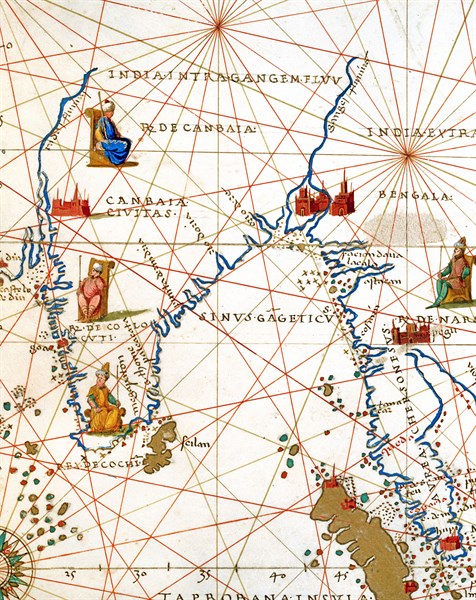 Carte de l'Océan Indien