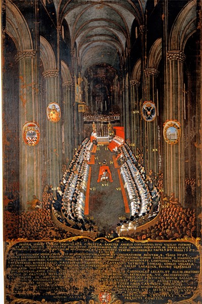 Closing session of the Council of Trent in 1563