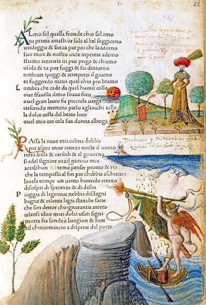 Illustration des "Canzoniere e Trionfi" de Pétrarque