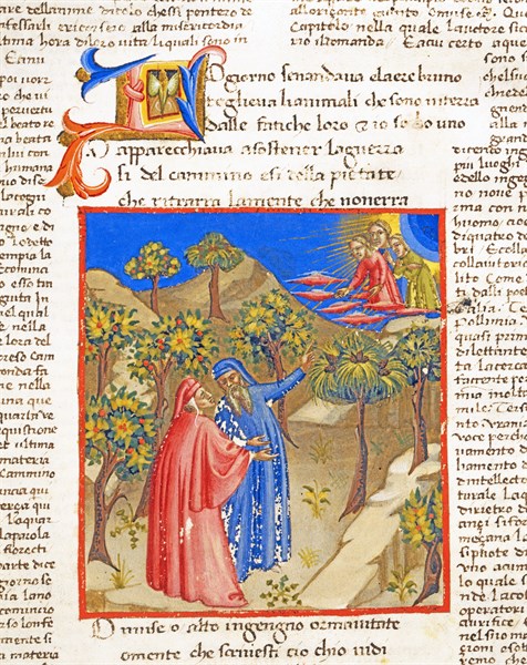 "The Divine Comedy", Hell: Virgil shows Dante the way to salvation