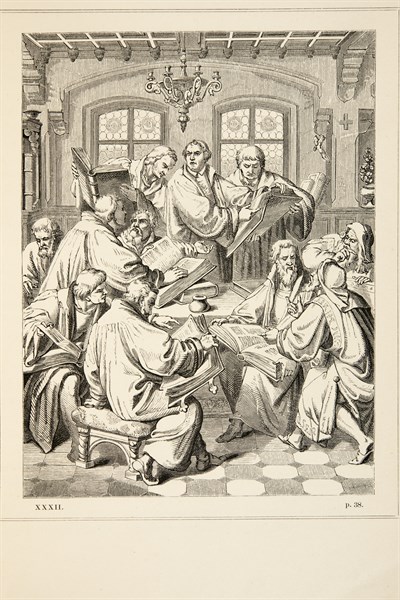 The life of Martin Luther: Luther and his collaborators translate The Bible
