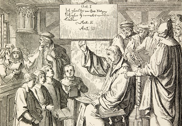 The life of Martin Luther: Introduction of cathechism in schools