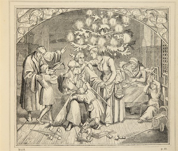 La vie de Martin Luther : Luther en famille à Noël