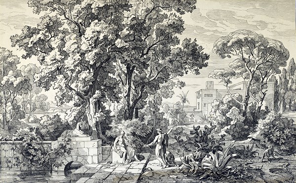 Mercury gives Ulysses Moly Herb, to defend himself against the magic of Circe