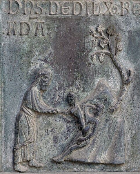 Détail du portail de la cathédrale Santa Maria Nuova de Monreale