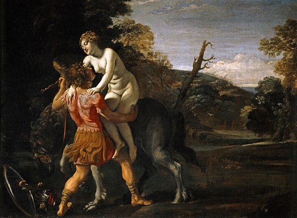 Lanfranco, Roger délivrant Angélique