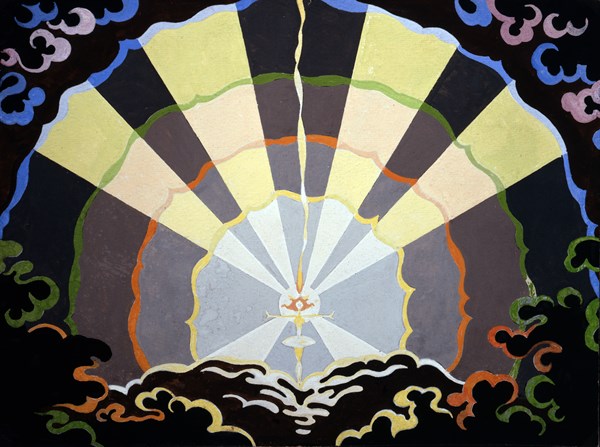 Antonio Rubino, Esquisse pour le dessin animé "I Sette Colori"