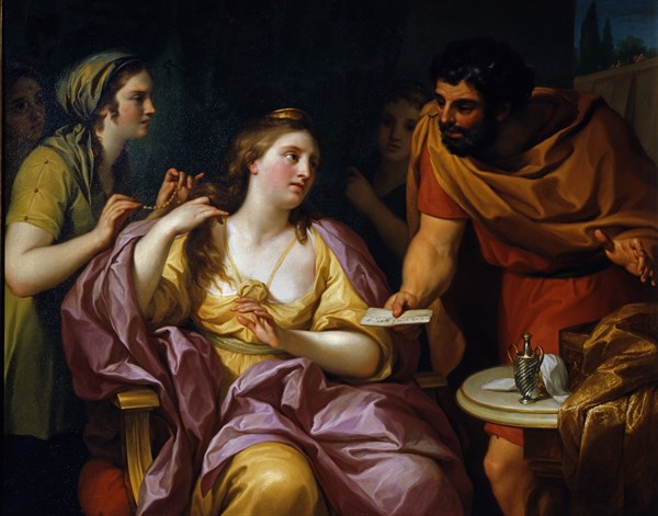 Mengs, Sémiramis apprend la nouvelle du soulèvement babylonien