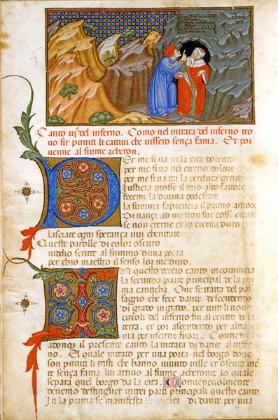 The Divine Comedy, Hell: Dante and Virgil at Hell's gate