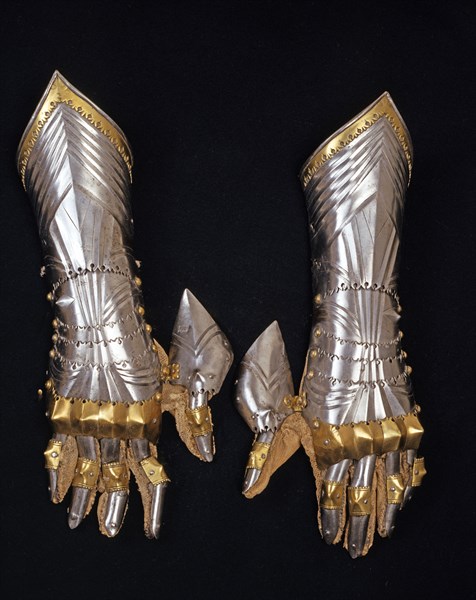 Gantelet provenant de l'armure de Gaudenz von Matsch