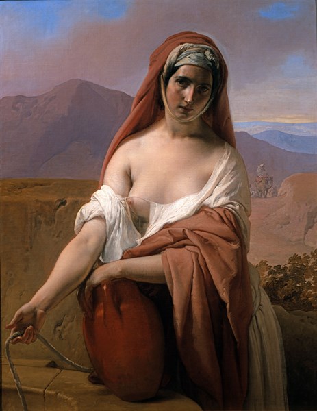 Francesco Hayez, Rebecca au puits