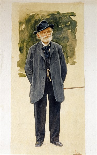 Portrait de Giuseppe Verdi