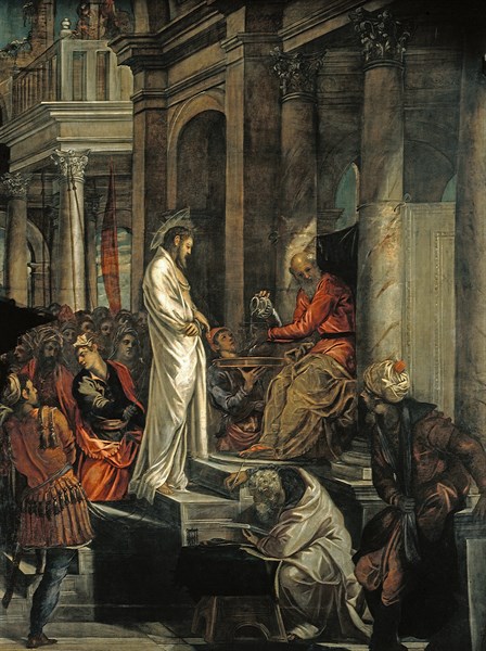 Tintoretto, Le Christ devant Pilate