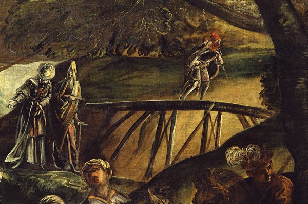 Tintoretto, La Crucifixion (détail)