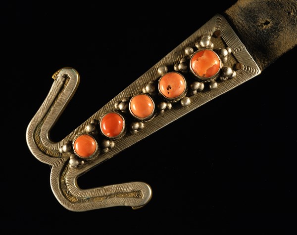 Poignée de selle de cheval utilisée par les chevaliers mongols