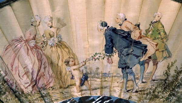 Eventail "Révérence", de l'Atelier "Alexandre Paris"