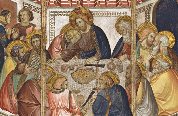 Lorenzetti, The Last Supper (detail)