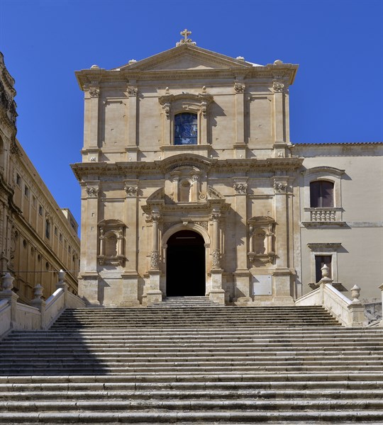 Eglise Saint-François-d'Assise à l'Immaculée et monastère de San Salvatore, à Noto (Sicile)