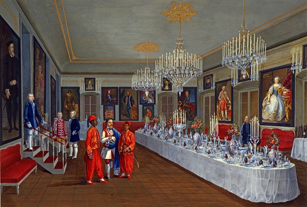 Germano Prosdocimi, Dining room of the Villa Lazarovich in Trieste