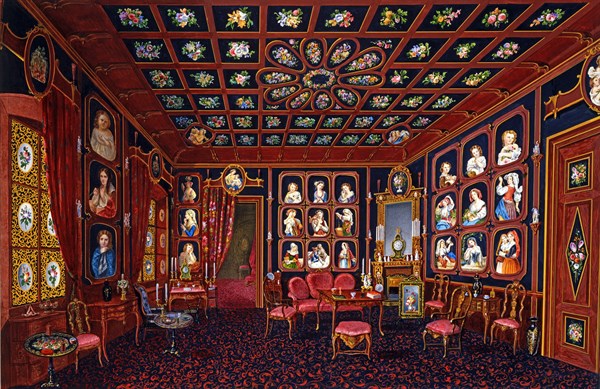 Germano Prosdocimi, Conversation room of the Villa Lazarovich in Trieste