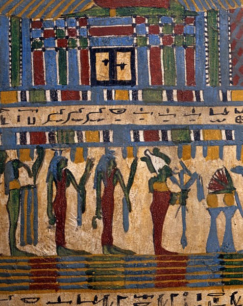 detail du sarcophage de Usai