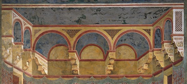 Giotto, Le Pape Innocent III approuve la Règle de saint François (détail)