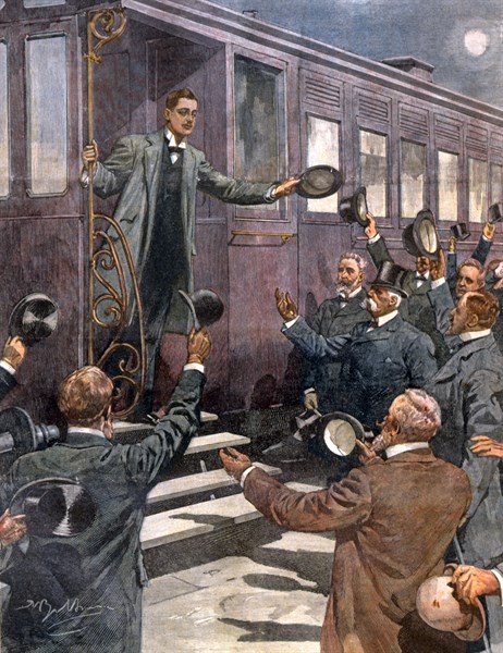 Départ du duc des Abruzzes pour son expédition au pôle Nord (1899)