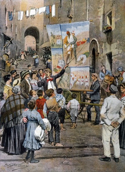 La poésie de la guerre : les dernières chansons populaires inspirées par la guerre en Libye sont maintenant chantées dans les rues de Naples (1912)