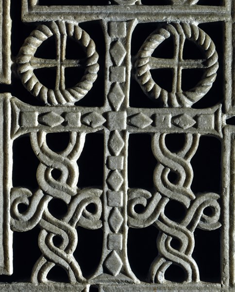 Panneau décoratif du chancel de la basilique San Apollinare Nuovo à Ravenne (détail)