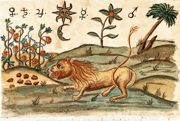 Symbolisme alchimique, manuscrit alchimique "Clavis Artis" attribué à Zoroastre (Zarathoustra)