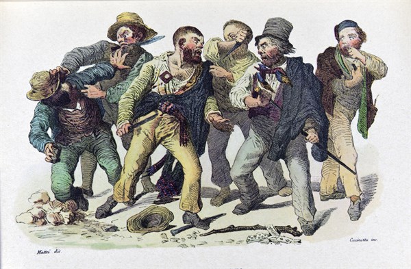 Groupe de membres de la Camorra